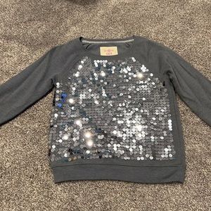 SO Cozy Crewneck sequined top